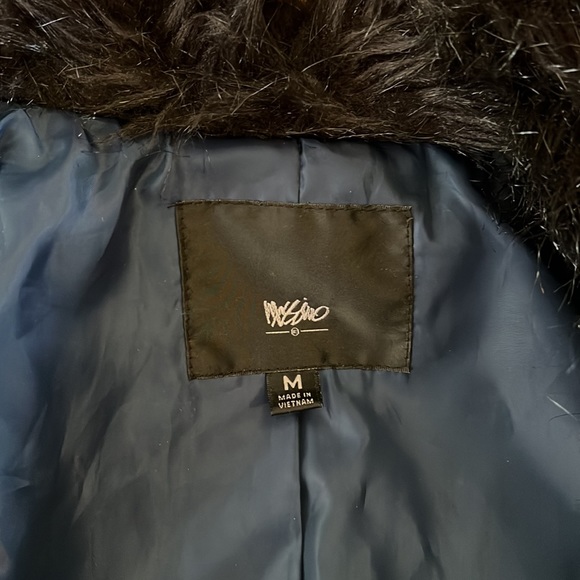 Massimo coat faux fur collar - Picture 4 of 5